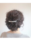 結婚式お呼ばれヘアーセット