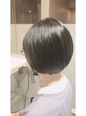 大人可愛い丸みボブ