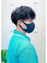 カンゴール サロン トウキョウ セントラル 原宿(KANGOL SALON TOKYO CENTRAL)&nbsp;ツイストスパイラル　マッシュ　ジェンダーレス　刈り上げ