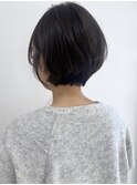 小顔ショートボブ