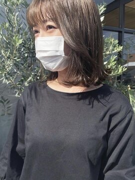 ラヴェストバイフレイスウェル(LOVEST by frace well) 透明感ベージュ×レイヤーボブ