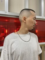 メリケンバーバーショップ トーキョー(MERICAN BARBERSHOP TYO)&nbsp;YS STILE.束感ショート.波巻き.ハイライト.マッシュパーマ93