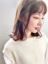 リノ 吉祥寺(Lino kichijoji)&nbsp;伸ばしかけ鎖骨ミディ×ベージュ