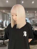 ジーナ セントラル銀座(Zina)&nbsp;ツヤ感カラー＊ブリーチ3回＊ホワイトブリーチ【ZinaCENTRAL】