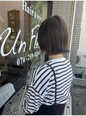 透明感アッシュベージュ