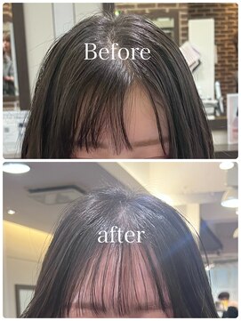 ヘアーアンドメイク ビス(HAIR&MAKE bis) クロスパーマ
