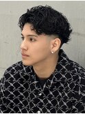 スペインカールラルフカール外国人風パーマフェードカット横浜