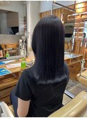 ブラックカラー20代30代40代ハイライトブリーチダブルカラー立川
