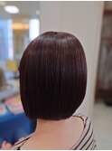【メテオカラー×ボブ】髪質改善/トステア/シルク架橋/メテオ