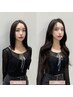 リルシールエクステ80本+カット+カラー＋トリートメントミスト付き