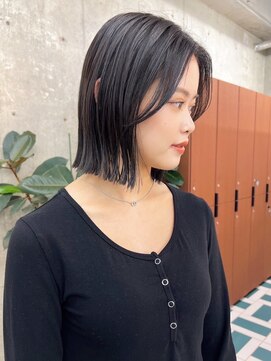 ノエ(noe) 切りっぱなしボブ/グレージュ/20代30代mn-4