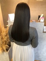 スリーバイベルベット(THREE...by velvet)&nbsp;ダークチョコレートカラー/ダブルカラー/髪質改善/オージュア