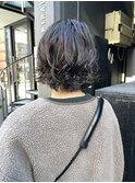 【山本日向子】ショートボブパーマレイヤーパーマ吉祥寺