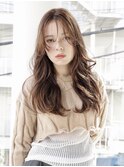 2wayバング/透け感/韓国風巻き/レイヤーロング/本牧