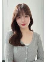 ロンド ボーイ 表参道(Lond BOY)&nbsp;イメチェン外ハネボブ美髪ワイドバングミディアムレイヤーカット