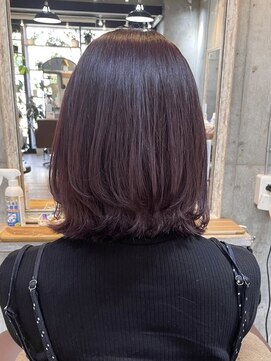 ロダット 横浜(LODAT by little) ブリーチ無しピンクバイオレット【LODAT横浜】