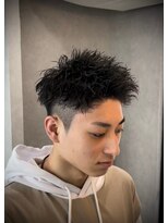デン 仙台店(DEN)&nbsp;フェザーパーマ/スパイキーショート[榴岡/メンズ/理容室]