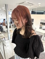 プラスディー(+D)&nbsp;ピンクとブラウンのルーツカラー