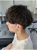 メンズカットパーママッシュ刈り上げシャドウパーマ波巻きパーマ