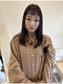韓国ヘア/レイヤースタイル/レイヤーカット/グレージュ/20代人気