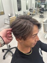 ジュール メンズ 大分(Joule men's)&nbsp;ブリーチカラー/センターパート/バレイヤージュ/[大分駅]