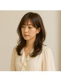 SOUPREXセミロング　ラフデジタルパーマ　20代 30代 40代 50代
