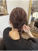 お呼ばれヘア