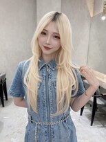 ロンドリゼル 札幌(Lond RiseL) 顔周り/小顔/レイヤー/髪質改善/韓国風巻き/ミルクティー/札幌