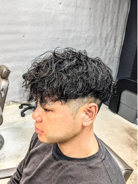 ダズルヘアーエイチ(DAZZLE hair H) 波巻きパーマ×スペインカール