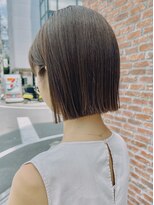 オーガニック アトリエ 大宮(organic+atelier)&nbsp;◎冬の小顔ボブ×透明感グレージュ◎30代40代美人ヘア