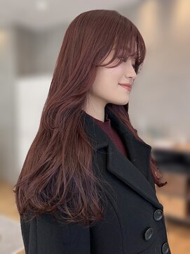 アトロ(Atoro) 梅田/レイヤー/ボブ/暗めカラー/グレージュ/ニュアンスカラー