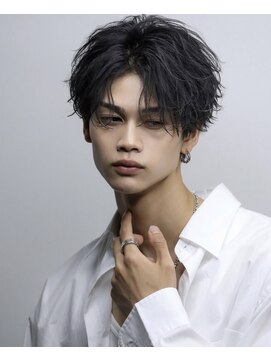 アストラ(ASTRA) MEN’S HAIR/波巻きツイストスパイラル/リバースセンターパート