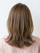 と和×美髪クリニック 巣鴨店 まろやかミルクティーベージュ×ミディアムレイヤー