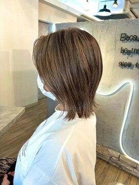 ヴィサージュプラス(VISAGE plus) 白髪ぼかしハイライトでつくる透明感カラー