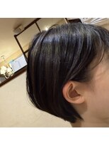 綾瀬 ダズルヘアデザイン(Dazzle Hair Design)&nbsp;20代30代40代50代ナチュラル大人可愛い丸みショートボブ