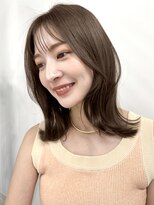 ガーデントウキョウ(GARDEN Tokyo)&nbsp;面長解消◎顔周りレイヤーで叶う小顔ミディ