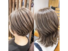 ヘアー ルシア(hair lucia)の雰囲気（【mikan担当】脱白髪染めハイライト特化Instagram→mikan_s_hair）