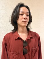ビビディ バビディ ブー 河原町三条店(Bibbidi.bobbidi.boo)&nbsp;☆メンズカット/ミディアムウルフ/センターパート