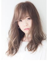ベルヘアー 岩国店(Bell hair)&nbsp;スモーキーナチュラルアッシュで作るゆるふわロング