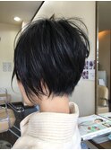 大人アシメショート
