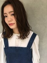 アールヘア ナチュラルアンドオーガニックサロン&nbsp;ウェービーボブ【オーガニックカラーハニーグレージュ】