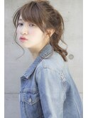 簡単ラフポニーアレンジ♪