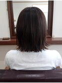 切りっぱなしストレートボブ