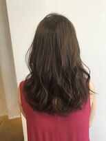 アヴァンス 北花田店(AVANCE)&nbsp;【#マロンブラウン】×暗めセミロング×ゆるふわ