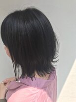 フロート 小阪店(float)&nbsp;黒髮ミディ_マニッシュショート,ネイビーカラー,フレンチボブ