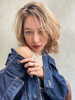 ケイト(kate)&nbsp;【kate】大宮　ミルクティーベージュ×ミディアムレイヤー