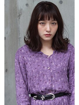 ブークル(boucle) ボルドーカラーが大人かわいい!ナチュラルカール