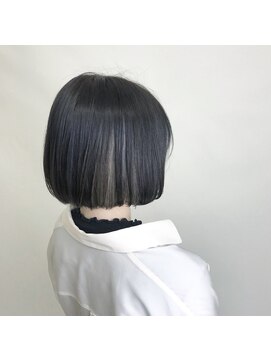 ヘアーサロン リベット(hair salon Libett) 【☆】インナーカラーシルキーベージュ×ダークグレージュ　黒髪