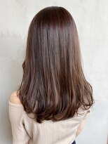 アイティー バイ アルバム 浦和店(IT by ALBUM) 大人カジュアル_ココアブラウンフリンジウェーブ_ba296233