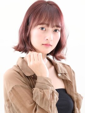 ルアージュ 調布店 前髪×びれミディ[ハイライトカラー/髪質改善]